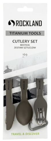 Zestaw sztućców turystycznych Titanium Tools Rockland