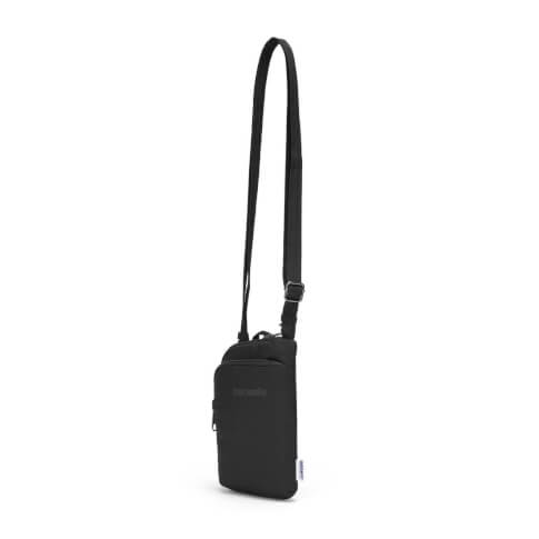 Torba na ramię antykradzieżowa Daysafe Tech Crossbody ECONYL Black Pacsafe