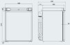 Lodówka absorpcyjna CombiCool RF 62 12V 230V GAZ Dometic