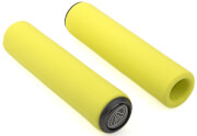 Chwyty kierownicy Author Silicone Elite 130mm żółte fluo