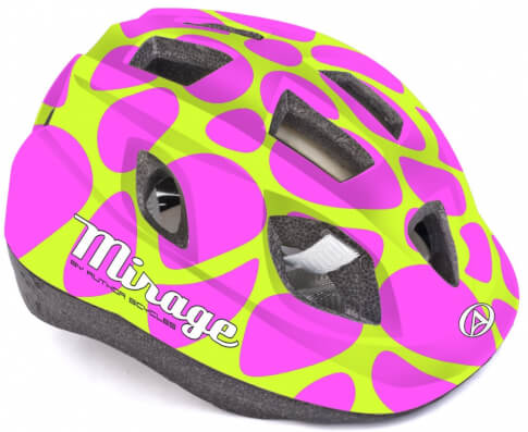 Kask rowerowy Mirage żółto-zielony Author