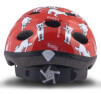 Kask rowerowy Floppy czerwony pieski Author