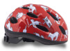 Kask rowerowy Floppy czerwony pieski Author