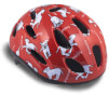 Kask rowerowy Floppy czerwony pieski Author