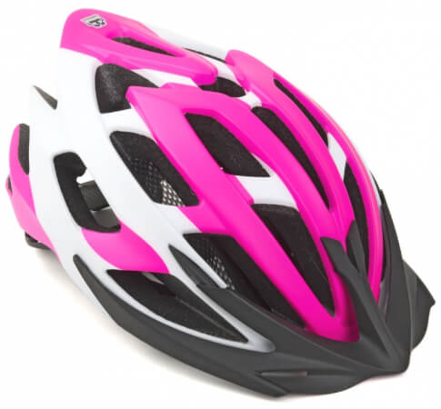 Kask rowerowy Aero X8 różowo(fluo)-biały Author