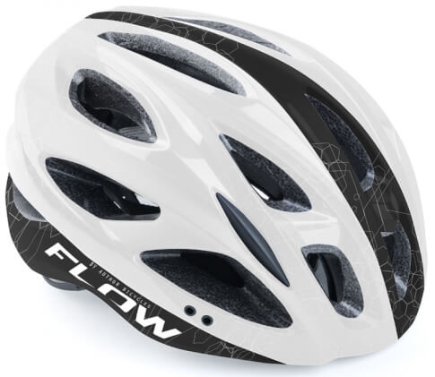 Kask rowerowy Flow X9 biało-czarny mat Author