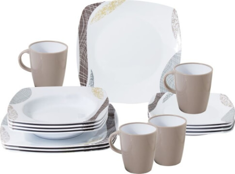 Podróżny zestaw obiadowy Melamine Set Khadi Brunner