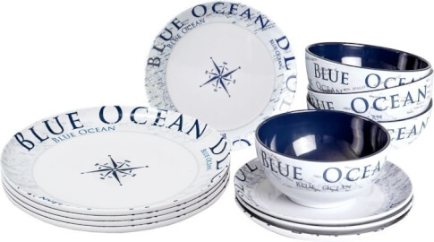 Podróżny zestaw obiadowy Midday Blue Ocean Brunner