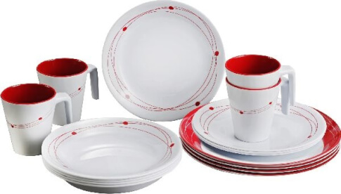 Zestaw obiadowy Melamine Set Cosmic Brunner