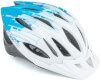 Kask rowerowy Wind Inmold biało-niebieski Author