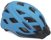 Kask rowerowy z lampką Pulse LED X8 niebieski(fluo) Author