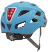 Kask rowerowy z lampką Pulse LED X8 niebieski(fluo) Author