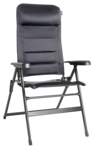 Krzesło turystyczne rozkładane Aravel 3D Small czarne Brunner