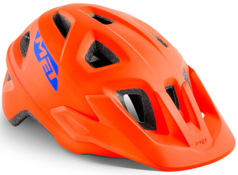 Kask rowerowy młodzieżowy Eldar Unismall pomarańczowy matowy Met