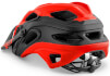 Kask rowerowy Lupo czerwono-czarny Met