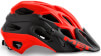 Kask rowerowy Lupo czerwono-czarny Met