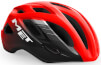 Kask rowerowy XL Idolo czerwono-czarny Met