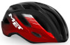 Kask rowerowy XL Idolo czarno-czerwony Met