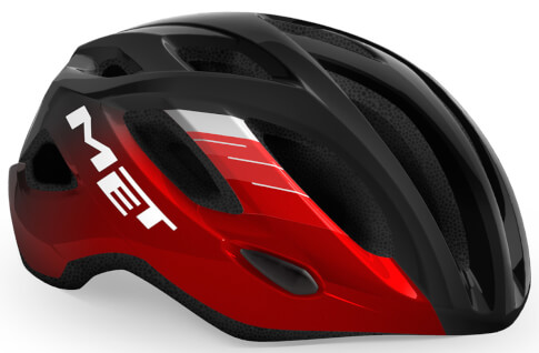 Kask rowerowy XL Idolo czarno-czerwony Met