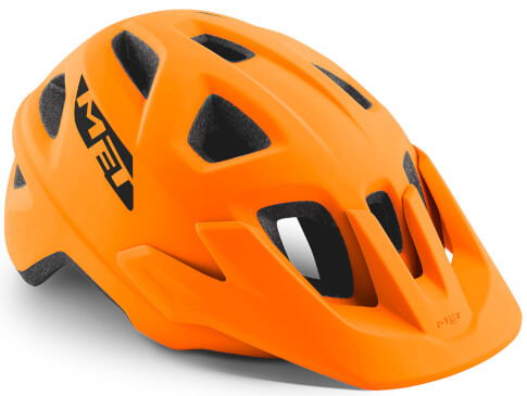 Kask rowerowy Echo pomarańczowy matowy Met