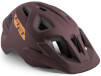Kask rowerowy Echo ciemnoczerwony matowy Met