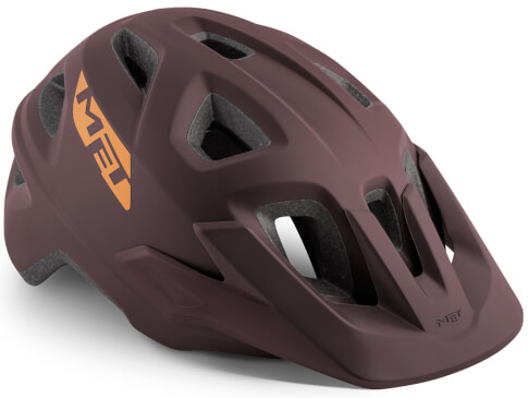Kask rowerowy Echo ciemnoczerwony matowy Met