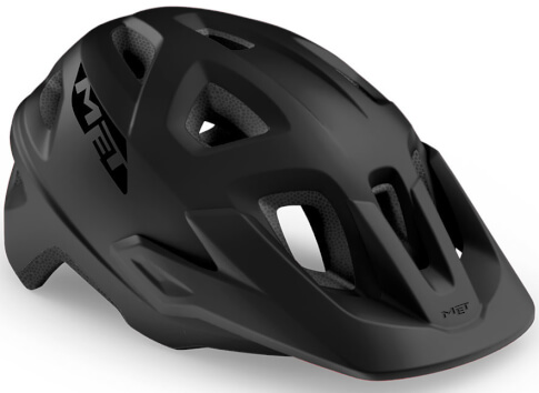 Kask rowerowy Echo czarny matowy Met