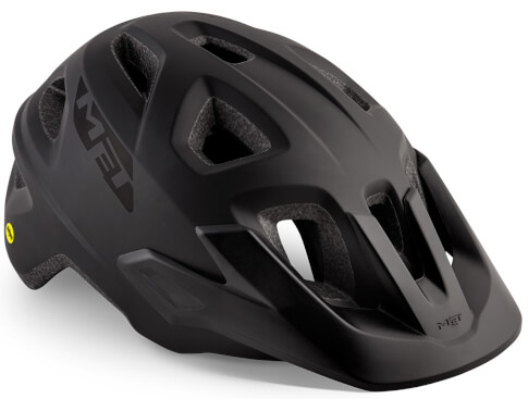 Kask rowerowy Echo MIPS czarny matowy Met