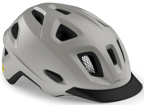 Kask rowerowy miejski Mobilite MIPS szary matowy Met