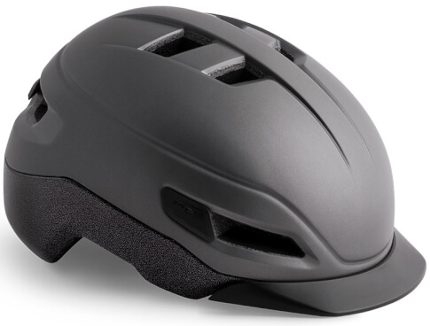 Kask na rower elektryczny Grancorso szary matowy Met