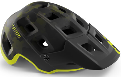 Kask MTB Terranova czarno-żółty Met