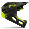 Kask full face Parachute MCR MIPS czarno-zielony Met