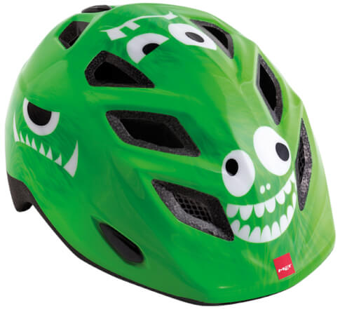 Kask rowerowy dziecięcy Elfo II Monster zielony Met