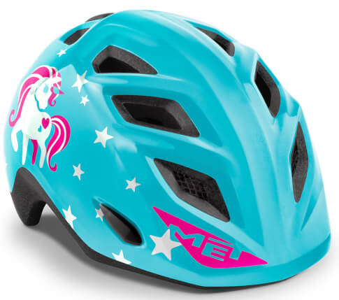 Kask rowerowy dziecięcy Elfo II Unicorn niebieski Met