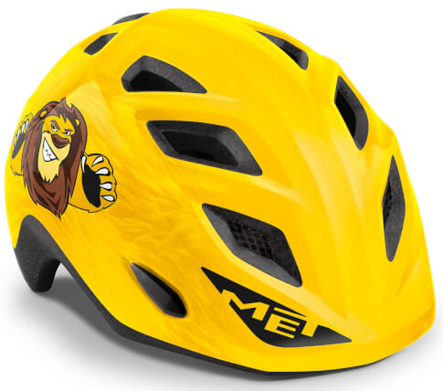 Kask rowerowy dziecięcy Elfo II Lion żółty Met