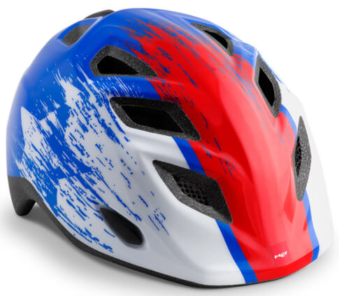 Kask rowerowy dziecięcy Genio II Hero niebiesko czerwony Met