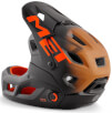 Kask full face Parachute MCR MIPS czarno-pomarańczowy Met