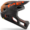 Kask full face Parachute MCR MIPS czarno-pomarańczowy Met