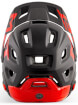 Kask full face Parachute MCR MIPS czarno-czerwony Met