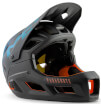 Kask full face Parachute MCR MIPS czarno-niebieski Met