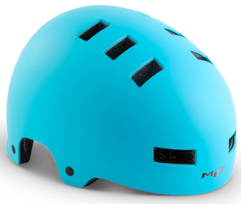 Kask rowerowy miejski Zone cyjan Met