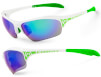 Okulary sportowe Crest biało-zielone Accent