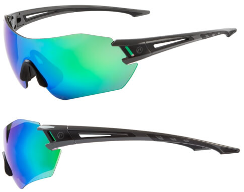 Okulary rowerowe Focus czarno-szare Accent