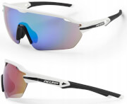 Okulary rowerowe Reflex biało-czarne Accent