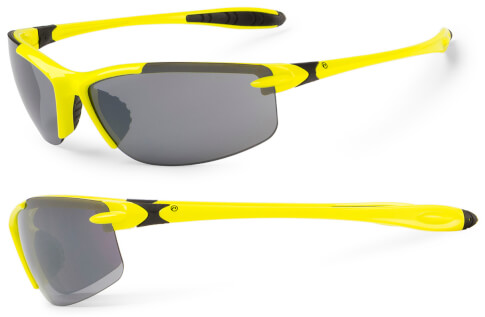 Okulary rowerowe Tempest żółte (fluo) czarne Accent
