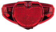 Tylna lampka rowerowa Spark 50 80mm czerwona AXA