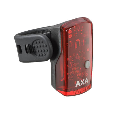 Tylna lampka rowerowa Greenline USB czerwona AXA
