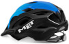 Kask rowerowy Crossover czarno-niebieski Met