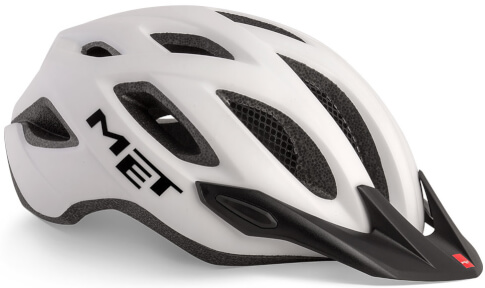 Kask rowerowy Crossover biały Met