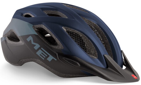 Kask rowerowy Crossover granatowo-czarny Met